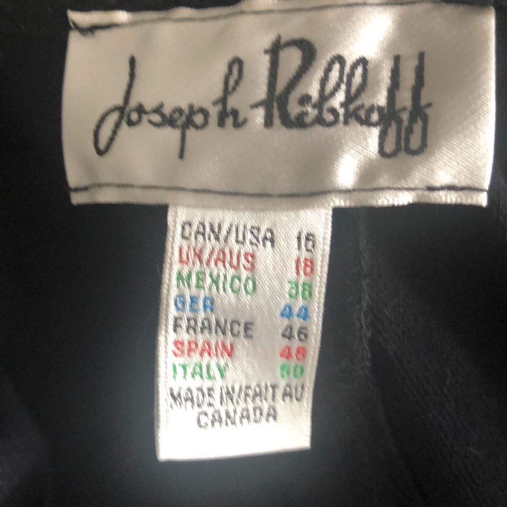 Joseph Ribkoff Black Utility Vest Sz 16 - Picture 7 of 11